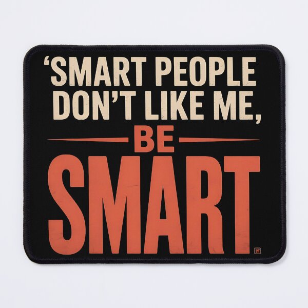 Item preview, Smart People Don't Like Me, Funny Smart People Quote designed and sold by BLZART.