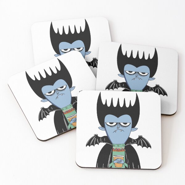 Item preview, Coffee Vampire? | Funny vampire design with bat wings | Halloween & spooky humor designed and sold by idgafstudio.ch.