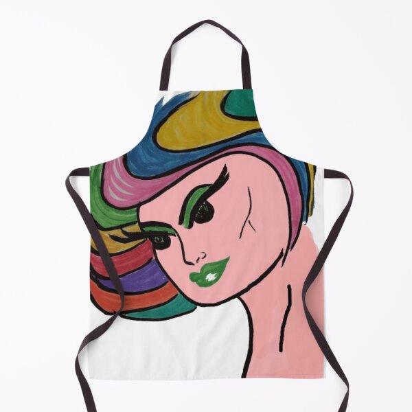 Item preview, Rainbow Pop Art Woman – Bold Retro Portrait designed and sold by BulletKitty82.