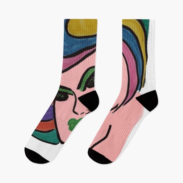 Item preview, Rainbow Pop Art Woman – Bold Retro Portrait designed and sold by BulletKitty82.