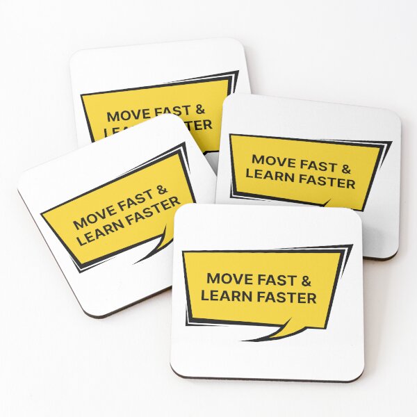 Item preview, Move fast & learn faster designed and sold by Jiben44.