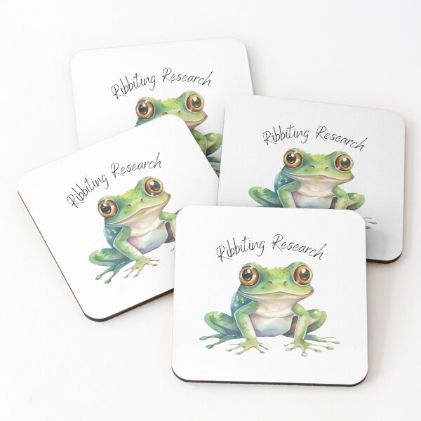 Item preview, Ribbiting Research Shirt, Funny Frog Science Tee, Biology Nerd Gift for Students and Teachers designed and sold by TheMysticNook.