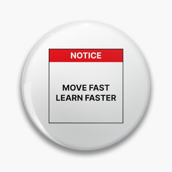 Item preview, Move fast & learn faster designed and sold by Jiben44.