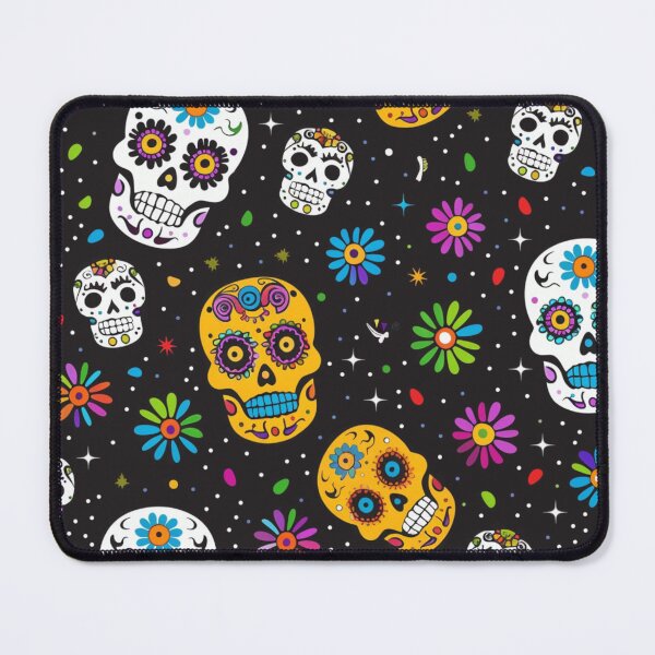 Item preview, Flower halloween design for spook lovers with colorful skulls designed and sold by cocomelon168.