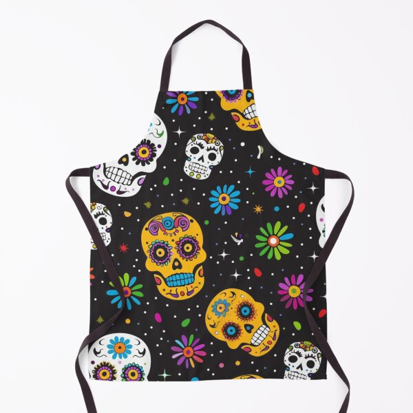 Item preview, Flower halloween design for spook lovers with colorful skulls  designed and sold by cocomelon168.