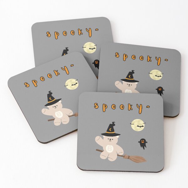Item preview, Spooky~ Mono Bear Flying Witch – Halloween Edition designed and sold by mintmono-studio.