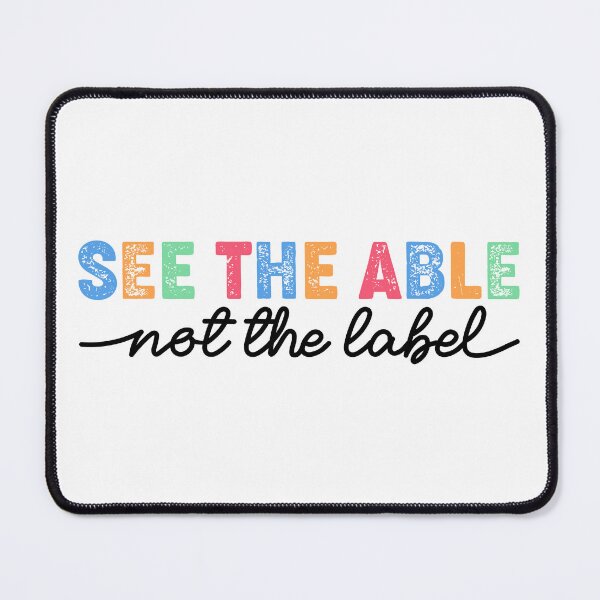 Item preview, See The Able Not The Label - Autism Awareness Day Quote designed and sold by kolshi-shop.
