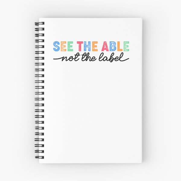 Item preview, See The Able Not The Label - Autism Awareness Day Quote designed and sold by kolshi-shop.