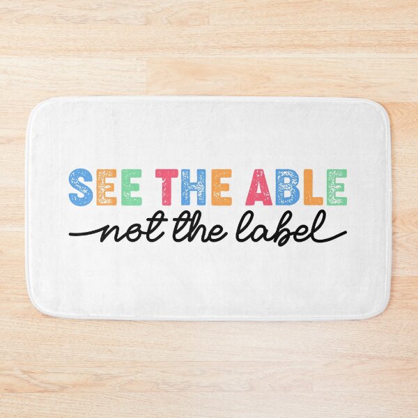 Item preview, See The Able Not The Label - Autism Awareness Day Quote designed and sold by kolshi-shop.