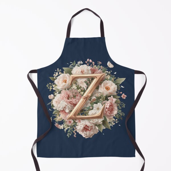 Item preview, Floral Monogram Letter Z Wall Art – Elegant Gold Initial Z with Roses & Peonies | Personalized Wedding Gift, Nursery Decor, Feminine Botanical Initial Z Print designed and sold by AmenAlways.