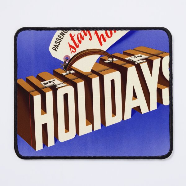 Item preview, Vintage WWII Poster | Retro Travel Art | Railway Executive Committee | Reginald Mayes Design | Stay at Home Message designed and sold by artofuniverse.