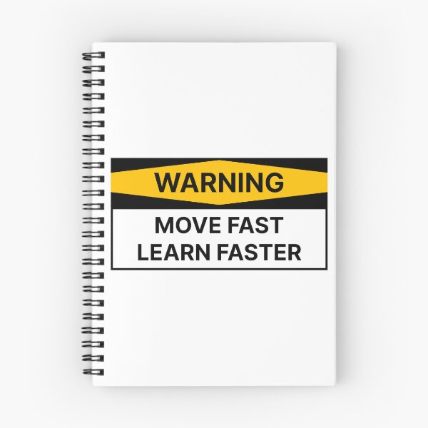 Item preview, Move fast & learn faster designed and sold by Jiben44.