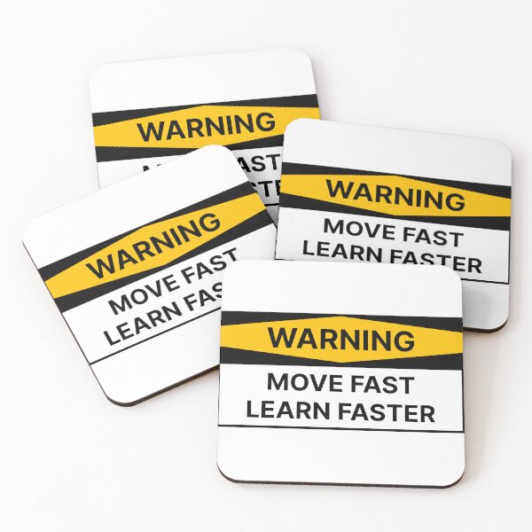 Item preview, Move fast & learn faster designed and sold by Jiben44.