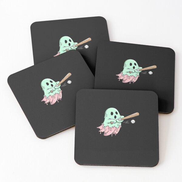 Item preview, Cream Drip Ghost Baseball Spots Baseball Drip Halloween designed and sold by diyoor.