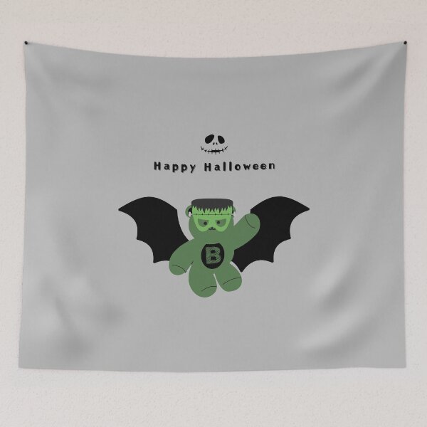 Item preview, Happy Halloween – Mono Bear Frankenstein Edition designed and sold by mintmono-studio.