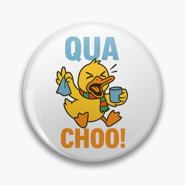 Item preview, Qua-Choo Sneezy Duck designed and sold by TeeTimeTreasure.