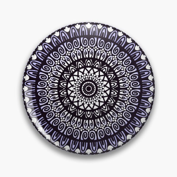 Item preview, Tribal Indian Inspired spiritual violet meditation Mandala Pattern  designed and sold by DivineMandala.