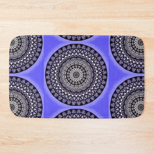 Item preview, Tribal Indian Inspired spiritual violet meditation Mandala Pattern  designed and sold by DivineMandala.