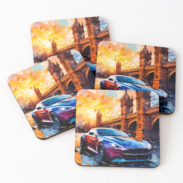 Item preview, British Luxury Car Crosses Iconic London Bridge At Dusk designed and sold by RevUpDesign.