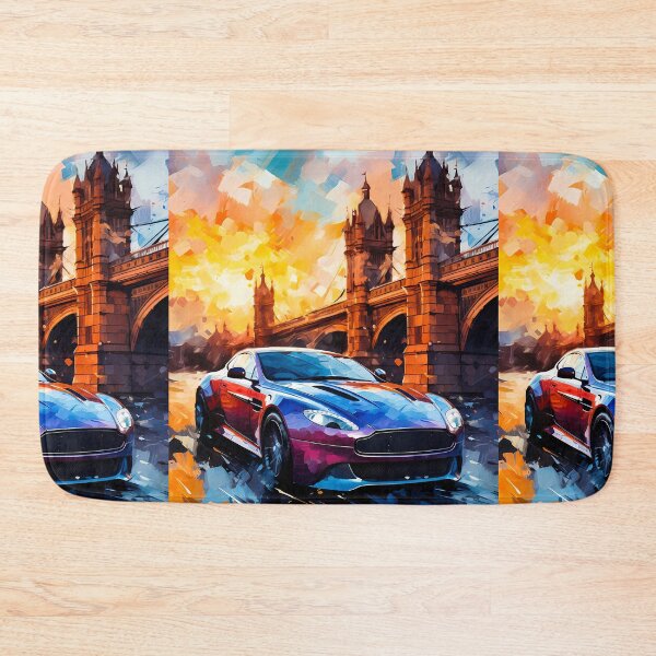 Item preview, British Luxury Car Crosses Iconic London Bridge At Dusk designed and sold by RevUpDesign.
