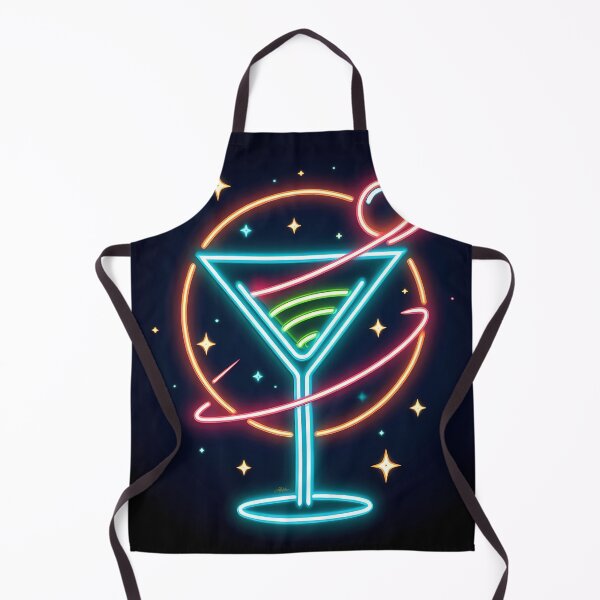 Item preview, Space Age Neon Sign Blackhole Olive Martini designed and sold by Lee Hiller Designs.