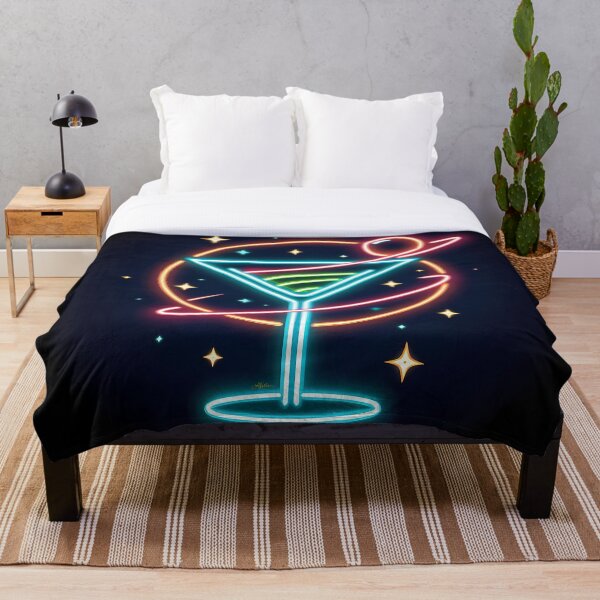 Item preview, Space Age Neon Sign Blackhole Olive Martini designed and sold by Lee Hiller Designs.