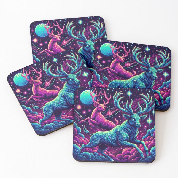 Item preview, mystic bull and deer designed and sold by Dogandesighn.