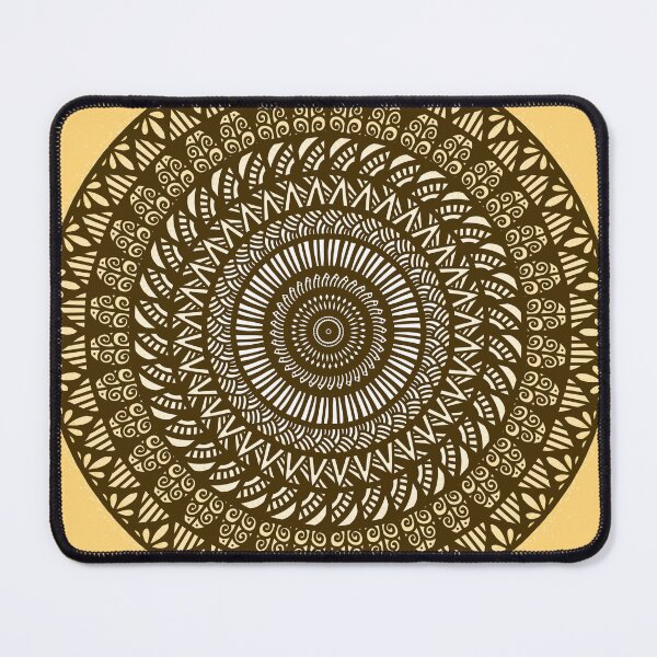 Item preview, Indian tribal minimalist cute asian abstract spiritual meditation mandala inspired pattern designed and sold by DivineMandala.