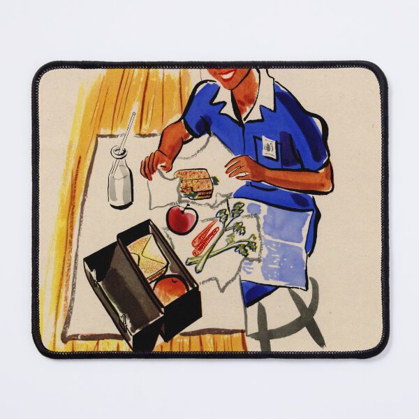 Item preview, Vintage WWII Poster | Jenny on the Job | 1940s Cartoon Art | Bold Colors & Nostalgic Style | US Public Health Service designed and sold by artofuniverse.