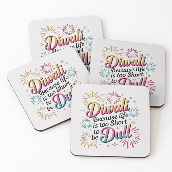 Item preview, Diwali Because Life Is Too Short to Be Dull – Colorful Festival Design designed and sold by Jollys-ArtShop.