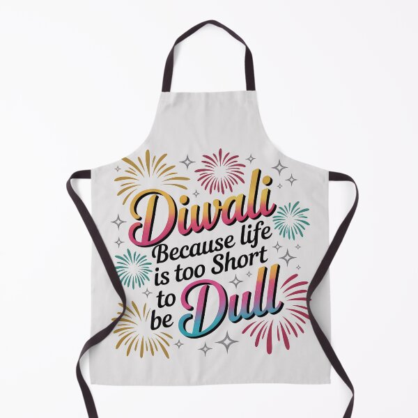 Item preview, Diwali Because Life Is Too Short to Be Dull – Colorful Festival Design designed and sold by Jollys-ArtShop.