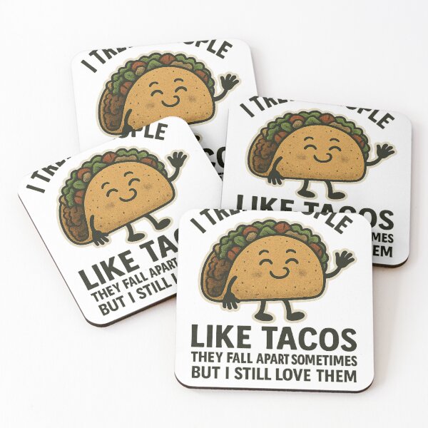 Item preview, Treat People like tacos logo sticker design  designed and sold by Ali Kiwan Photo and Desgin .