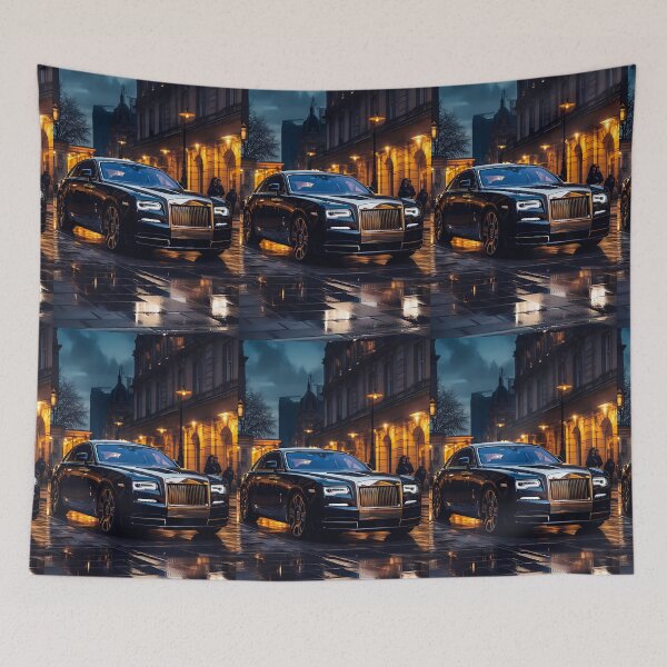 Item preview, Absolute Luxury Saloon Shines On Wet Night City Streets designed and sold by RevUpDesign.