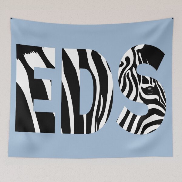 Item preview, EDS Awareness Zebra | Bold Typographic Design for Spoonies designed and sold by Jesabee Designs.