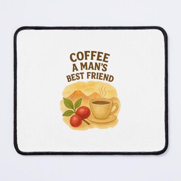 Item preview, Coffee: A man's best friend. designed and sold by Stick2itnow.
