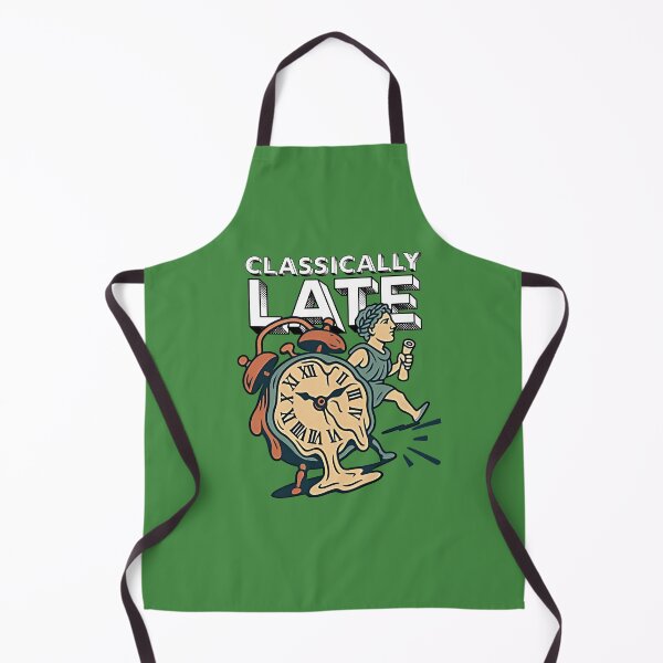 Item preview, Classically Late – Funny Melting Roman Clock | Procrastinator SarcasticHumor designed and sold by Cree8if.
