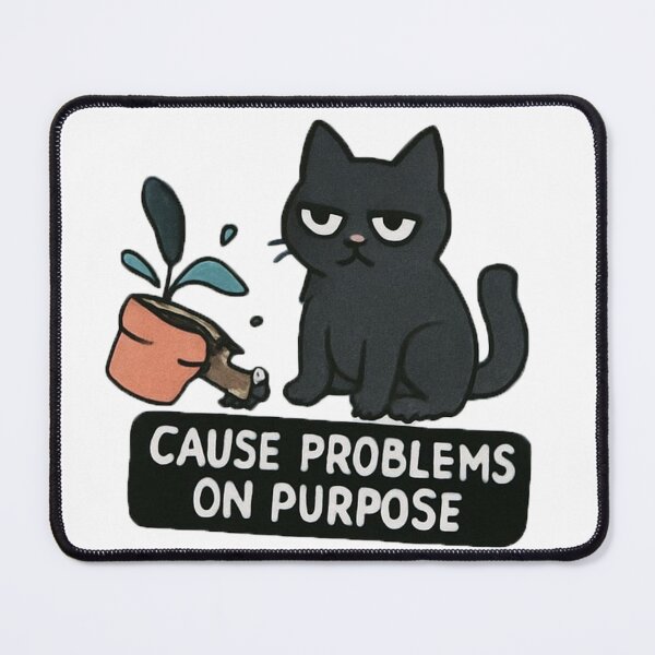Item preview, Cause Problems on Purpose designed and sold by WhiteSeason.