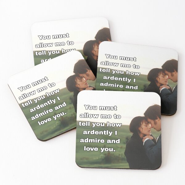 Item preview,  Mr. Darcy Valentine's Day Quote designed and sold by Abhitha Mohan.
