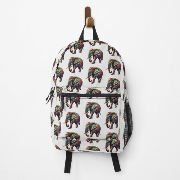 Item preview, Vibrant Kaleidoscopic Elephant Art designed and sold by sharon1210.