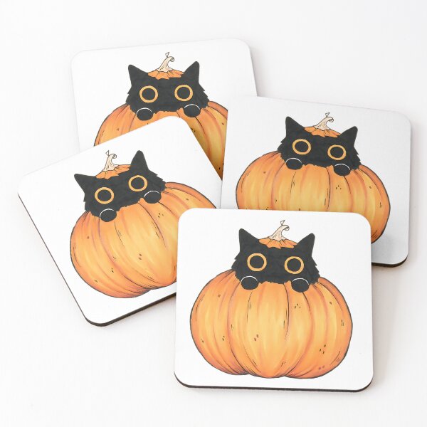 Item preview, Pumpkin Cat designed and sold by kasiamakthings.