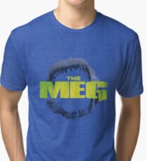 THE MEG - MOVIE - MEGALODON Tri-blend T-Shirt