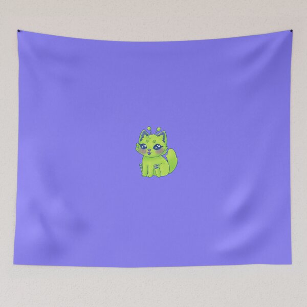 Item preview, Gleeby Gnarp Alien Kitty Cat designed and sold by casserolestan.