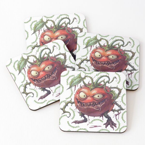 Item preview, Tomboatoes – Funny Zombie Tomato Pun Halloween Design designed and sold by dotitoko.