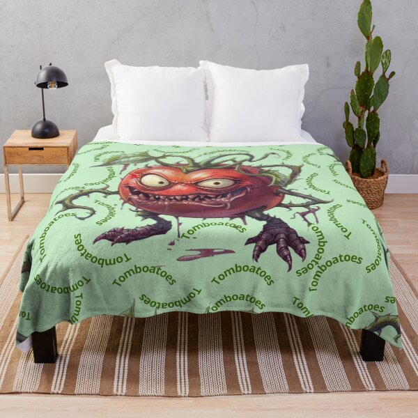 Item preview, Tomboatoes – Funny Zombie Tomato Pun Halloween Design designed and sold by dotitoko.