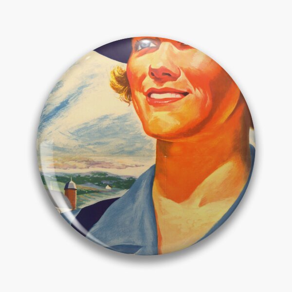 Item preview, Vintage Women's Land Army Poster | WWII Era Propaganda Art | Empowering Women in Agriculture & History | Rural Landscape Art designed and sold by artofuniverse.