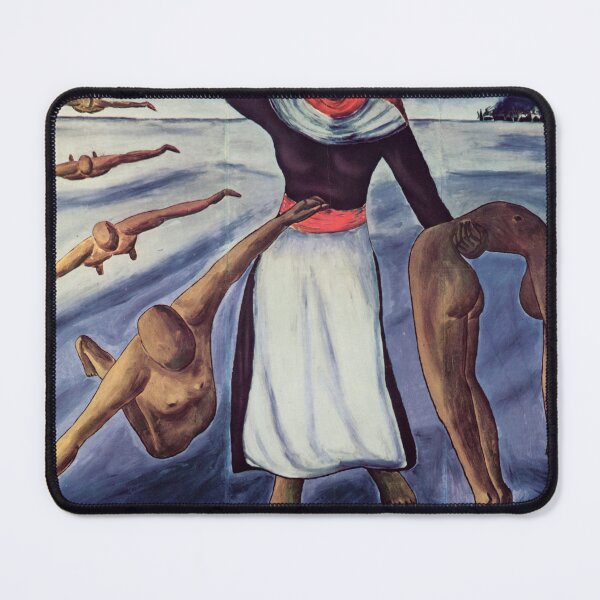 Item preview, Yugoslav Surrealism Art Print | Milena Pavlovic-Barili | Jugoslavija Painting | WWII War & Suffering | Emotional Wall Art designed and sold by artofuniverse.