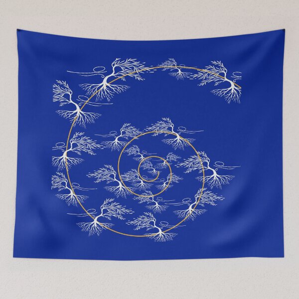 Item preview, Golden Spiral Olivier Resilience Minimalist Art Nature Zen designed and sold by Bobraiis.