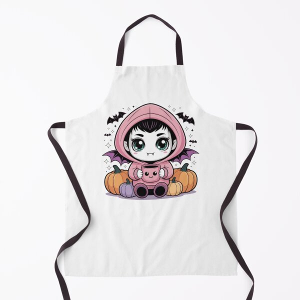 Item preview, Kawaii Vampire Halloween Design – Cute Pink Hoodie Bat & Pumpkin Art for Spooky Season Fans designed and sold by GemBob Creations.