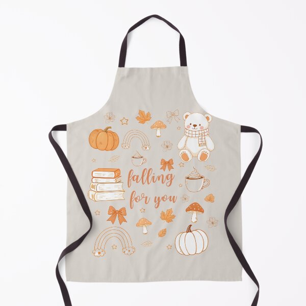 Item preview, Falling For You – Cute Autumn Cosy Bear, Pumpkin & Coffee Design designed and sold by twilightprints.