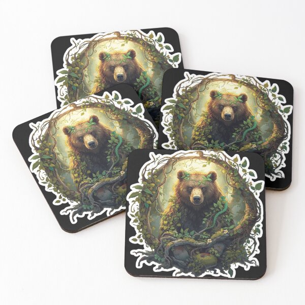 Item preview, Earth Elemental Bear – Forest Guardian Bear designed and sold by  Cativerse .